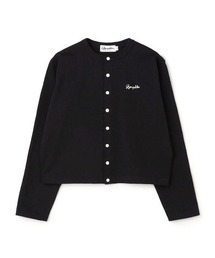 GYMPHLEX | Gymphlex Cotton L/S short cardigan(ジムフレックス コットン 長袖ショートカーディガン)(カーディガン/ボレロ)