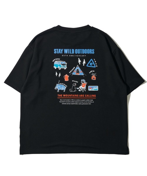GERRY(ジェリー)の「【GERRY/ジェリー】冷感ポンチバックプリントクルーネックTシャツ / グラフィックプリントクルーネックTシャツ(Tシャツ/カットソー・メンズ・ブラック/ブルーグレー/ライトグレー/グリーン/ホワイト・MEDIUM/X-LARGE/LARGE)」の18枚目の写真