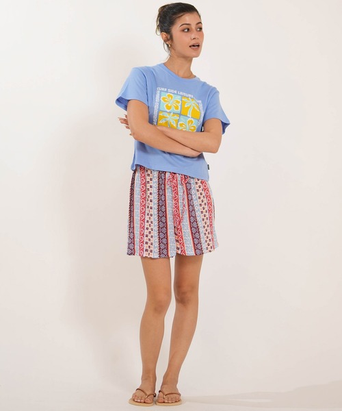 ムラサキスポーツ(ムラサキスポーツ)の「MURASAKI/ムラサキ M RCL6S-2102 Tシャツ(Tシャツ/カットソー・レディース・ホワイト/ブルー・M/L)」の16枚目の写真