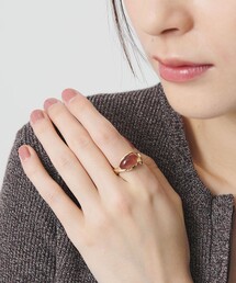 BEAUTY&YOUTH UNITED ARROWS | クリアストーンモチーフ ドロップ リング(リング)