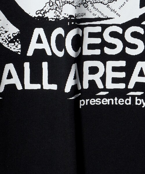 PLEASURES(プレジャー)の「<PLEASURES × oasis>ALL ACCESS Tシャツ(Tシャツ/カットソー・メンズ・ブラック・L/S/M)」の9枚目の写真