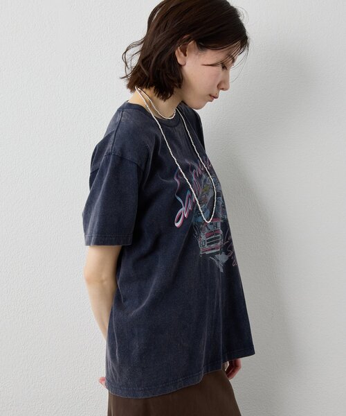Whim Gazette（ウィムガゼット）の「カーレースTEE（Tシャツ/カットソー・レディース・ネイビー/レッド/オフホワイト・FREE）」の15枚目の写真