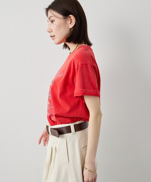 Whim Gazette（ウィムガゼット）の「カーレースTEE（Tシャツ/カットソー・レディース・ネイビー/レッド/オフホワイト・FREE）」の19枚目の写真