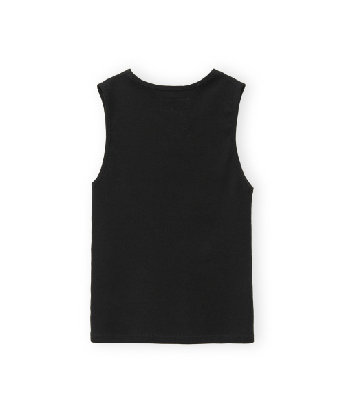 BROWNYARD(ブラウンヤード)の「W Vネックトップス スリーブレス, ブラック(Tシャツ/カットソー・レディース・その他・1/2)」の2枚目の写真