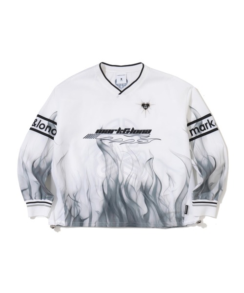 MARK & LONA(マークアンドロナ)の「Pyro Performance Pullover Jacket | WOMEN(ナイロンジャケット・レディース・ホワイト/ブラック・38)」の2枚目の写真