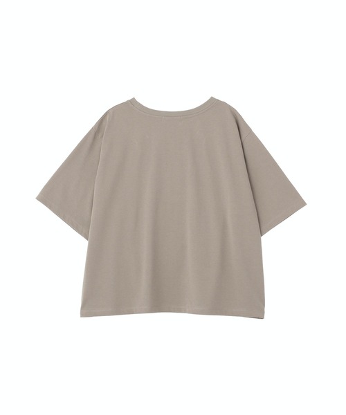 Green Parks(グリーンパークス)の「SET2点チュール+半袖TEE(Tシャツ/カットソー・レディース・オフホワイト/チャコールグレー/ブラック・FREE)」の9枚目の写真