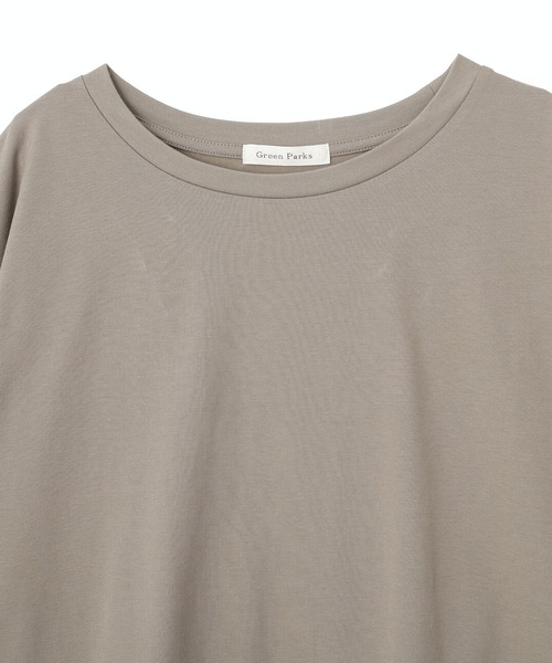 Green Parks(グリーンパークス)の「SET2点チュール+半袖TEE(Tシャツ/カットソー・レディース・オフホワイト/チャコールグレー/ブラック・FREE)」の10枚目の写真
