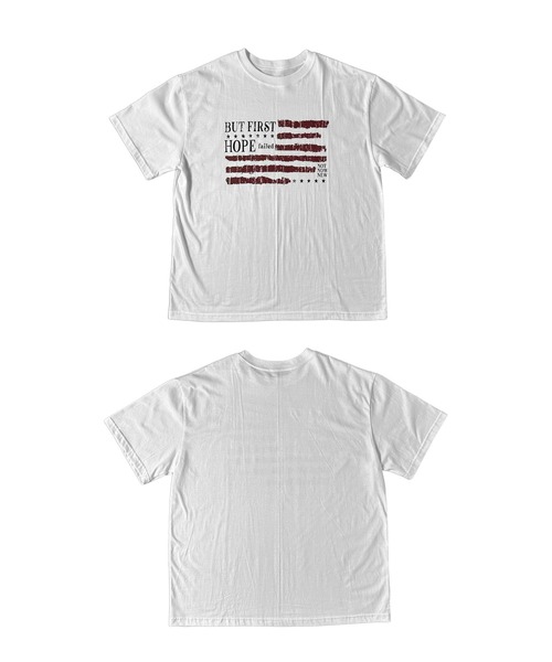 MATU:TA(マトゥータ)の「ヴィンテージフラッグロゴオーバーTシャツ / 海外ガール ロゴTシャツ オーバーTシャツ 半袖 ビッグシルエット ルーズ カジュアル ストリート 韓国 デイリー 3カラー ホワイト ネイビー チャコール(Tシャツ/カットソー・レディース・ホワイト/チャコールグレー/ネイビー・FREE)」の7枚目の写真