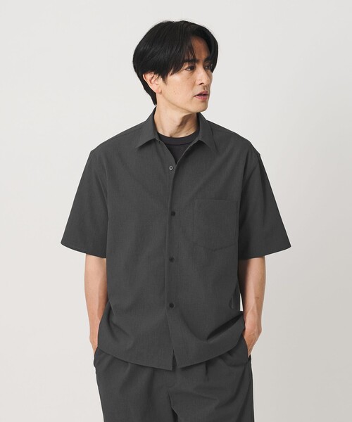 BEAUTY&YOUTH UNITED ARROWS(ビューティーアンドユースユナイテッドアローズ)の「KOMATSU PACK トロピカル レギュラー シャツ FORM型 ストレッチ 吸水速乾 UVカット セットアップ対応(シャツ/ブラウス・メンズ・ベージュ/ブラック/ダークグレー・S/M/XL/L)」の6枚目の写真