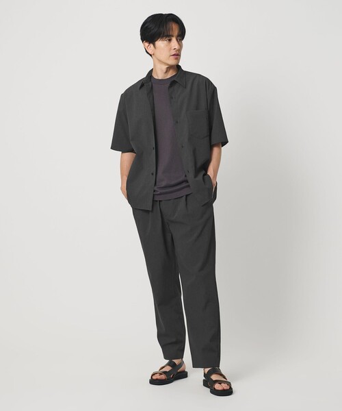 BEAUTY&YOUTH UNITED ARROWS(ビューティーアンドユースユナイテッドアローズ)の「KOMATSU PACK トロピカル レギュラー シャツ FORM型 ストレッチ 吸水速乾 UVカット セットアップ対応(シャツ/ブラウス・メンズ・ベージュ/ブラック/ダークグレー・S/M/XL/L)」の11枚目の写真