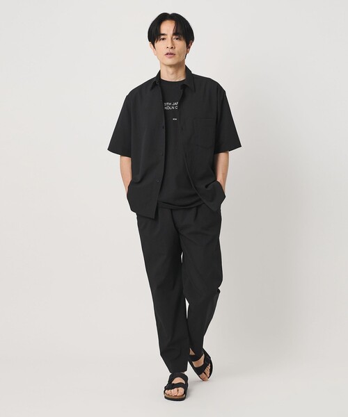 BEAUTY&YOUTH UNITED ARROWS(ビューティーアンドユースユナイテッドアローズ)の「KOMATSU PACK トロピカル レギュラー シャツ FORM型 ストレッチ 吸水速乾 UVカット セットアップ対応(シャツ/ブラウス・メンズ・ベージュ/ブラック/ダークグレー・S/M/XL/L)」の14枚目の写真