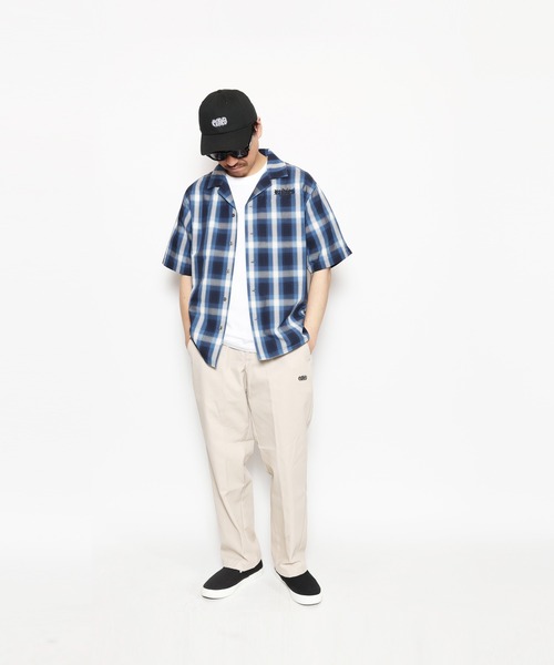 RUDIE'S（ルーディーズ）の「HOOK OPEN COLLAR CHECK SHIRTS（シャツ/ブラウス・メンズ・ブルー/ブラック・XL/L）」の2枚目の写真