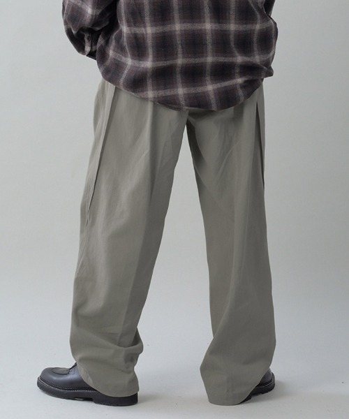 EGO TRIPPING(エゴトリッピング)の「mp15137-BACK TUCK-TOROUSERS バックタックデザインパンツ(626706)(その他パンツ・メンズ・ベージュ/グレー/ブラック・33/31/29)」の3枚目の写真