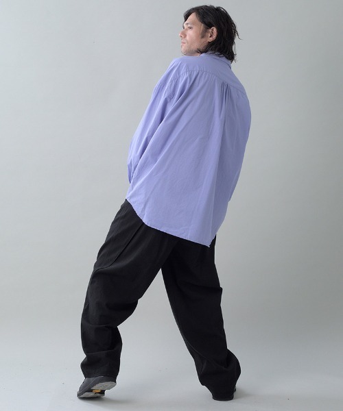 EGO TRIPPING(エゴトリッピング)の「mp15137-BACK TUCK-TOROUSERS バックタックデザインパンツ(626706)(その他パンツ・メンズ・ベージュ/グレー/ブラック・33/31/29)」の4枚目の写真