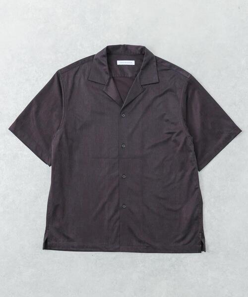 URBAN RESEARCH(アーバンリサーチ)の「WASHABLE CUPRO SS O/C SHIRTS(シャツ/ブラウス・メンズ・ブラック/ブラウン/カーキ・MEDIUM/LARGE)」の3枚目の写真
