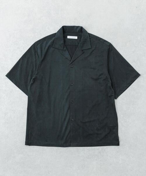 URBAN RESEARCH(アーバンリサーチ)の「WASHABLE CUPRO SS O/C SHIRTS(シャツ/ブラウス・メンズ・ブラック/ブラウン/カーキ・MEDIUM/LARGE)」の2枚目の写真