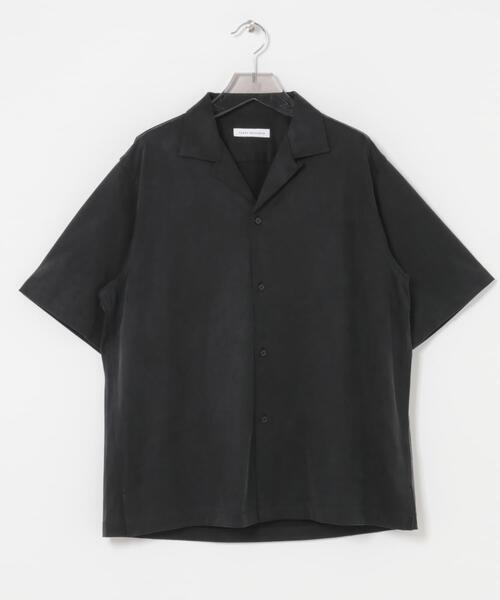 URBAN RESEARCH(アーバンリサーチ)の「WASHABLE CUPRO SS O/C SHIRTS(シャツ/ブラウス・メンズ・ブラック/ブラウン/カーキ・MEDIUM/LARGE)」の4枚目の写真