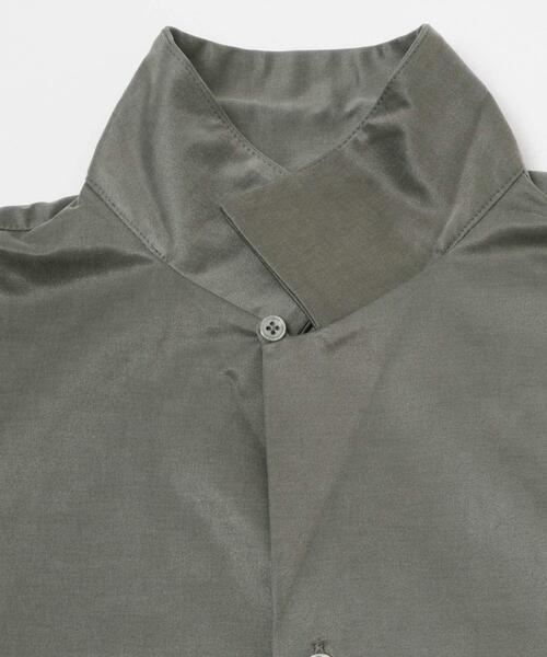 URBAN RESEARCH(アーバンリサーチ)の「WASHABLE CUPRO SS O/C SHIRTS(シャツ/ブラウス・メンズ・ブラック/ブラウン/カーキ・MEDIUM/LARGE)」の12枚目の写真