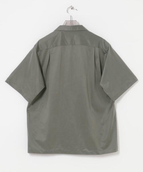 URBAN RESEARCH(アーバンリサーチ)の「WASHABLE CUPRO SS O/C SHIRTS(シャツ/ブラウス・メンズ・ブラック/ブラウン/カーキ・MEDIUM/LARGE)」の14枚目の写真
