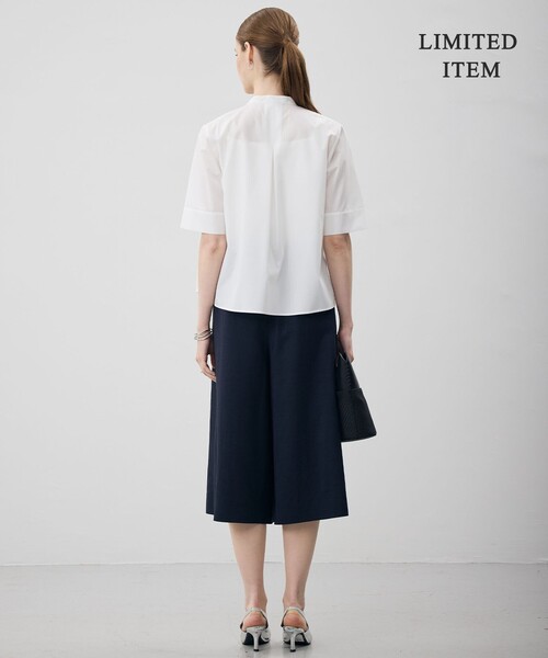 ICB(アイシービー)の「レースコンビクロップドシャツ(シャツ/ブラウス・レディース・ブラック系/アイボリー系・0/6/4/2)」の6枚目の写真