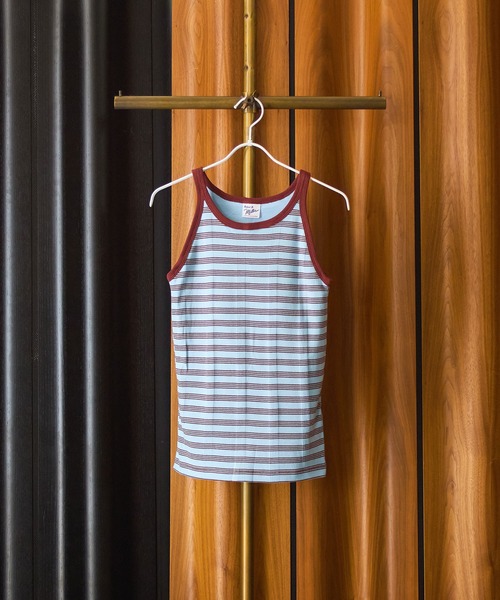 ROSE BUD(ローズバッド)の「Robert P. Miller PRIB A/S TANK(タンクトップ・レディース・ブラウン/イエロー/ブルー・ONE SIZE)」の1枚目の写真