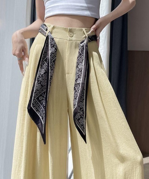 gossip!ロサンゼルス(ゴシップロサンゼルス)の「YUGA ハイウエスト ストレートワイドレッグ(デニムパンツ・レディース・ブラック/ホワイト・L/M)」の10枚目の写真