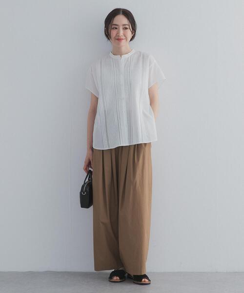 URBAN RESEARCH DOORS（アーバンリサーチドアーズ）の「コットンレース切替ブラウス（シャツ/ブラウス・レディース・ブラック/オフホワイト/グレー系その他・FREE）」の10枚目の写真