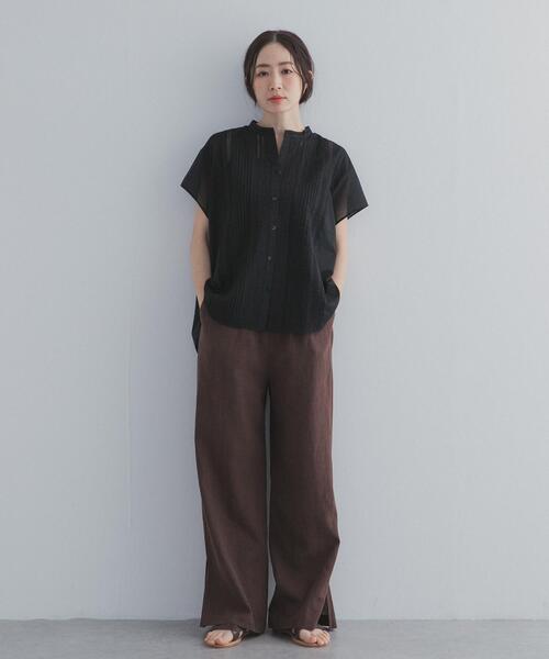 URBAN RESEARCH DOORS（アーバンリサーチドアーズ）の「コットンレース切替ブラウス（シャツ/ブラウス・レディース・ブラック/オフホワイト/グレー系その他・FREE）」の19枚目の写真