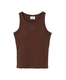 PADDED RIBBED TANK TOP