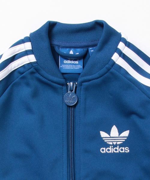 adidas Originals（アディダスオリジナルス）の「adidas / Track Top (110～130cm)（ジャージ・キッズ・ブラック/ブルー・130/120/110）」の10枚目の写真