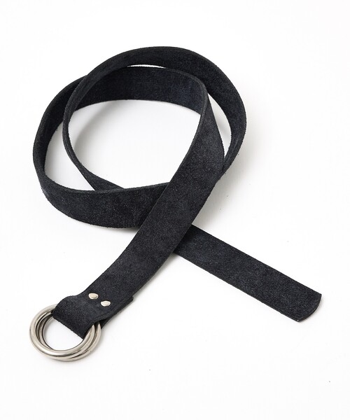 BEORMA LEATHER COMPANY（ベオーマレザーカンパニー）の「【BEORMA/ベオーマ】スエードリングベルト/B0209（ベルト・メンズ・ダークブラウン/ブラック・M/L）」の6枚目の写真