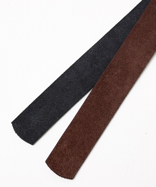 BEORMA LEATHER COMPANY（ベオーマレザーカンパニー）の「【BEORMA/ベオーマ】スエードリングベルト/B0209（ベルト・メンズ・ダークブラウン/ブラック・M/L）」の7枚目の写真