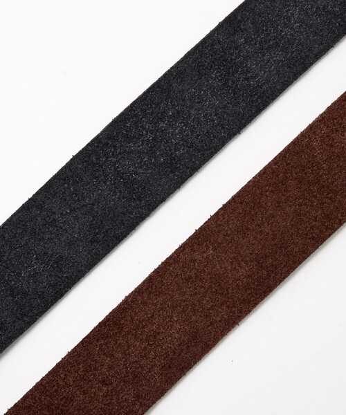 BEORMA LEATHER COMPANY（ベオーマレザーカンパニー）の「【BEORMA/ベオーマ】スエードリングベルト/B0209（ベルト・メンズ・ダークブラウン/ブラック・M/L）」の8枚目の写真
