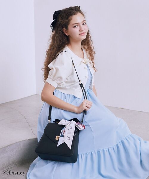 Disney(ディズニー)の「Alice/リボン2Wayショルダーバッグ(ショルダーバッグ・レディース・ブラック・FREE)」の7枚目の写真