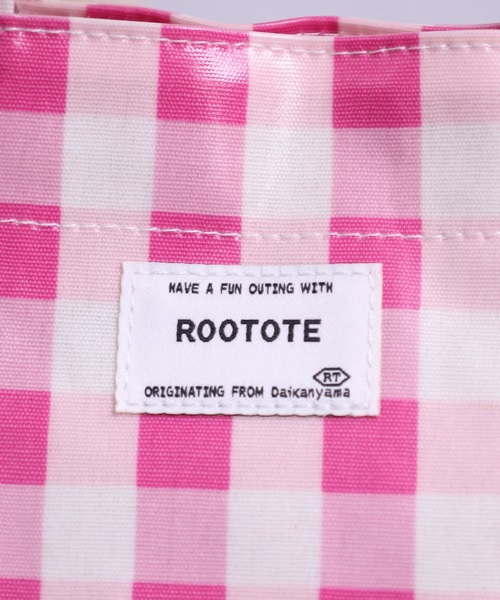 ROOTOTE(ルートート)の「ROOTOTE ラミネートラウンドトート(トートバッグ・レディース・ピンク系1/グリーン系/イエロー系・FREE)」の8枚目の写真
