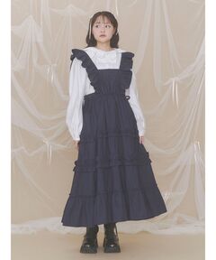 moussy GATHER RIBBON ミニドレス 1 MOUSSY GATHER RIBBON ミニドレス