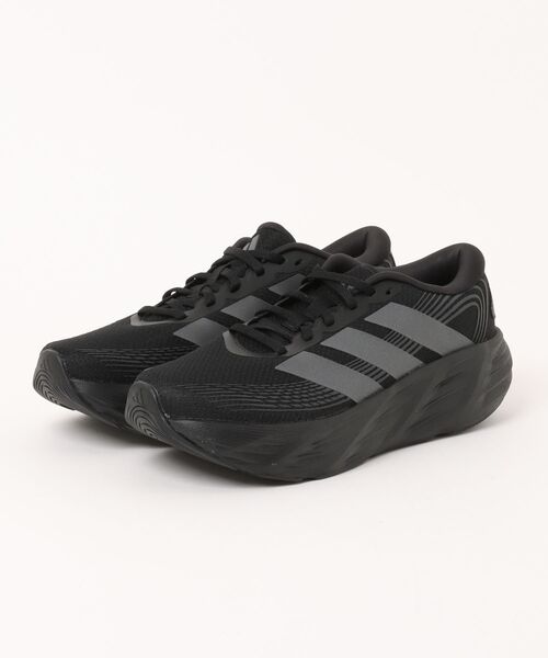 adidas(アディダス)の「adidas アディダス GALAXY 8 M【軽量】メンズスニーカー ランニングシューズ 厚底(ギャラクシー8M) KI7980 コアブラック/グレーシックス/カーボン(スニーカー・メンズ・ブラック×ブラック・25.5cm/26.0cm/26.5cm/27.0cm/27.5cm/28.0cm/29.0cm/30.0cm)」の1枚目の写真