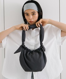 パファーリボントートバッグ/ショルダー部分調節可能
