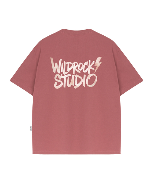 WILDROCK(ワイルドロック)の「ウォーターカラーライトニング クールコットンオーバーサイズ半袖Tシャツ(Tシャツ/カットソー・メンズ・ブルー/チャコール/イエロー/ピンク/スカイブルー/ホワイト/ブラック・LARGE/MEDIUM/SMALL)」の7枚目の写真