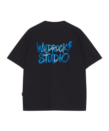 WILDROCK（ワイルドロック）の「ウォーターカラーライトニング クールコットンオーバーサイズ半袖Tシャツ（Tシャツ/カットソー）」