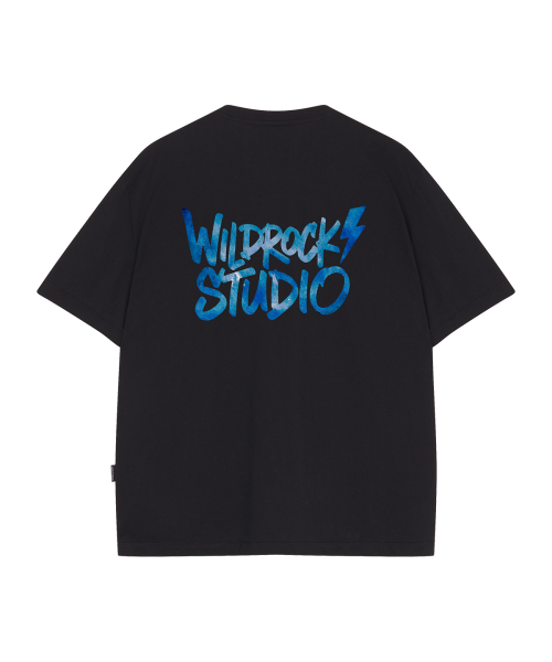 WILDROCK(ワイルドロック)の「ウォーターカラーライトニング クールコットンオーバーサイズ半袖Tシャツ(Tシャツ/カットソー・メンズ・ブルー/チャコール/イエロー/ピンク/スカイブルー/ホワイト/ブラック・LARGE/MEDIUM/SMALL)」の13枚目の写真
