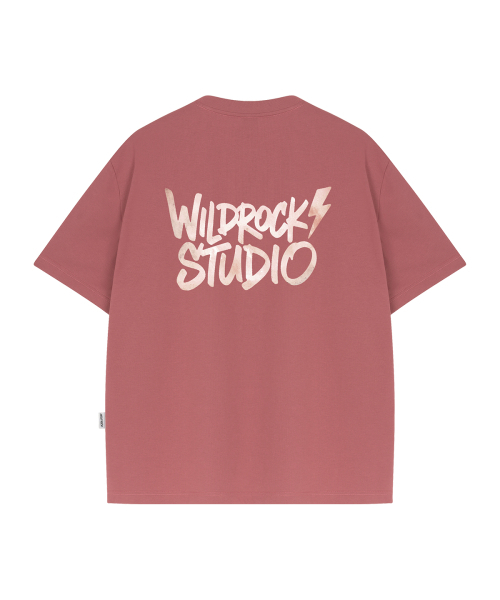 WILDROCK(ワイルドロック)の「ウォーターカラーライトニング クールコットンオーバーサイズ半袖Tシャツ(Tシャツ/カットソー・メンズ・ブルー/チャコール/イエロー/ピンク/スカイブルー/ホワイト/ブラック・LARGE/MEDIUM/SMALL)」の9枚目の写真