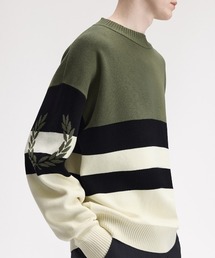 FRED PERRY | Tipped Graphic Jumper／ティップドグラフィックジャンパー(ニット/セーター)