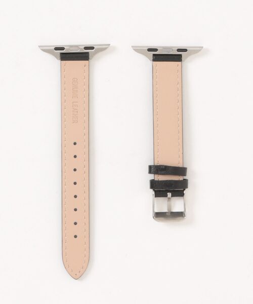 Fun & Daily(ファンアンドデイリー)の「F&D : PUナロー・Apple Watch Band(デジタル腕時計・レディース・ブラウン/ピンク/ブラック・44/40)」の9枚目の写真