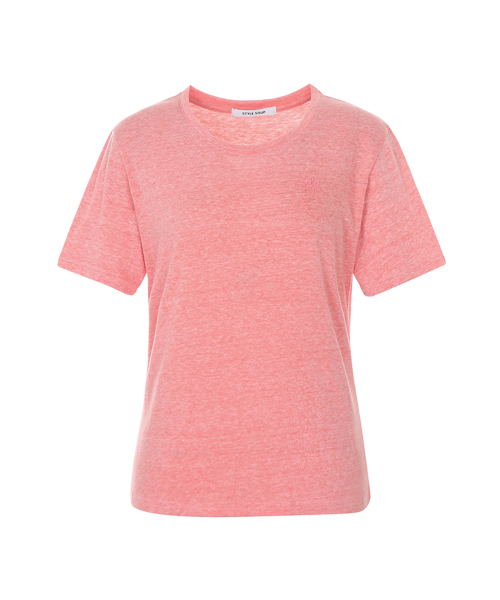 SOUP(スープ)の「ベーシックラウンドネックスリムフィットTシャツ(SA3STF1)(Tシャツ/カットソー・レディース・ブラック・55)」の8枚目の写真