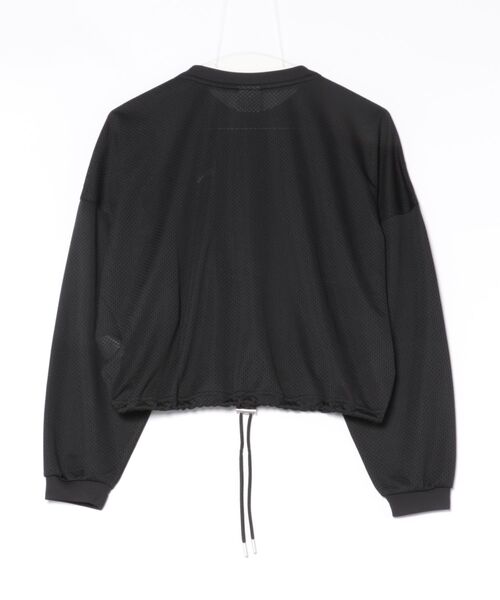 PUMA（プーマ）の「《PUMA》ESS ELEVATED メッシュ プルオーバー（スウェット・レディース・イエロー系その他/ブラック・M/S/L/XL）」の3枚目の写真