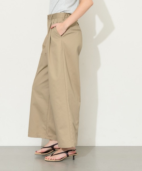 coca(coca)(コカ)の「【西山茉希様着用】ワイドタックチノパンツ(その他パンツ・レディース・ブラウン/ベージュ・L/M)」の18枚目の写真