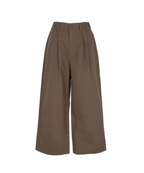 coca(coca)(コカ)の「【西山茉希様着用】ワイドタックチノパンツ(その他パンツ・レディース・ブラウン/ベージュ・L/M)」の10枚目の写真