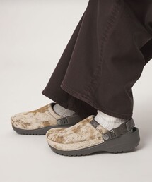 【WEB限定】<crocs>クラフテッド ポニー ヘア クロッグ サンダル