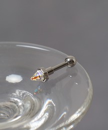 EVERMETAL アンテナヘリックス ボディピアス 金属アレルギー対応 サージカルステンレス 316L 日本製